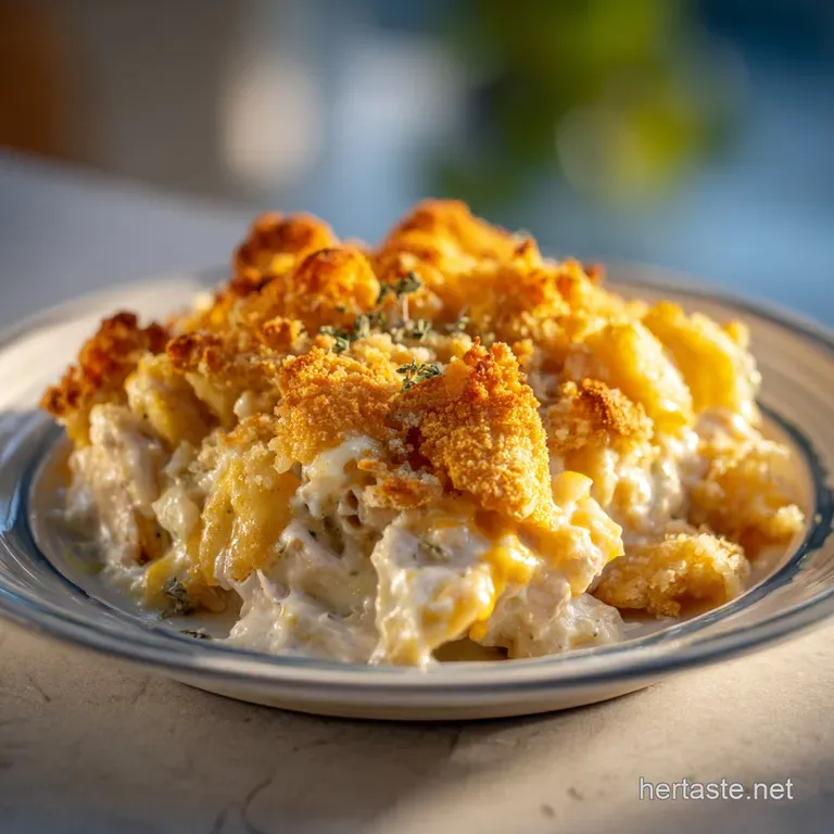 Chicken Casserole: Creamy and Buttery