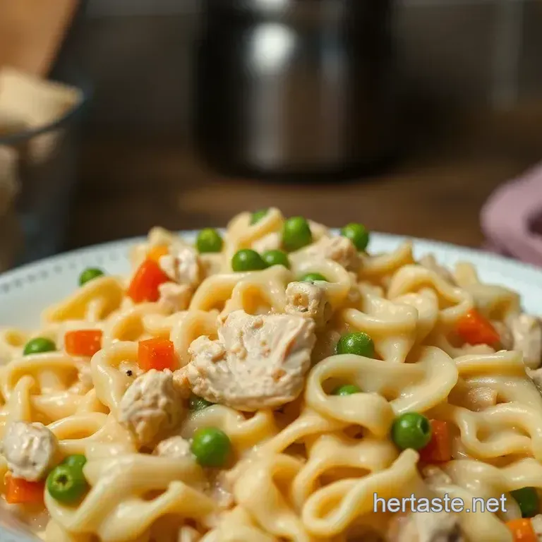 Easy Creamy Chicken Noodle Casserole Recipe: A Family Favorite Creamy Chicken Noodle Casserole Delight