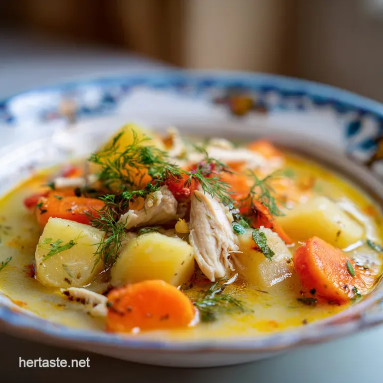 Chicken Potato Soup: Velvety and Hearty