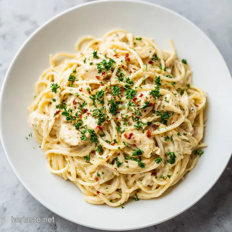 Chicken Spaghetti: Silky and Creamy
