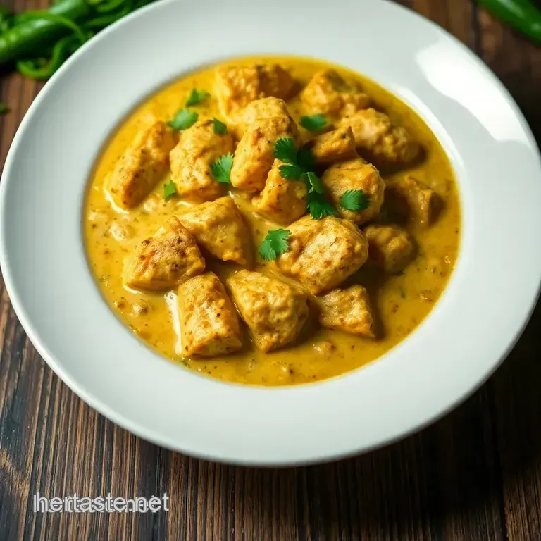 Creamy Coconut Chicken Curry: A Taste of the Tropics presentation
