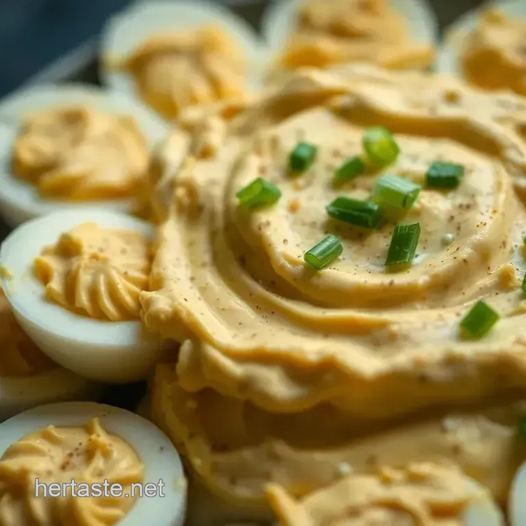 Creamy Deviled Egg Dip with a Twist