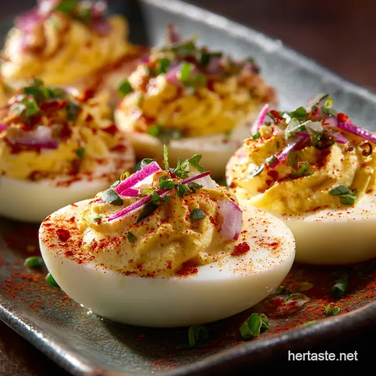 Deviled Eggs: Our Quintessential Recipe for Flawlessly Smooth Filling presentation