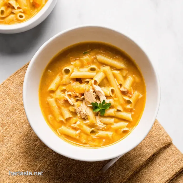 Creamy Dreamy Chicken Pasta Soup