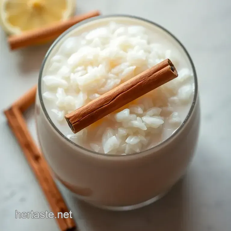 Creamy Dreamy Horchata: the Authentic (And Delicious!) Way presentation
