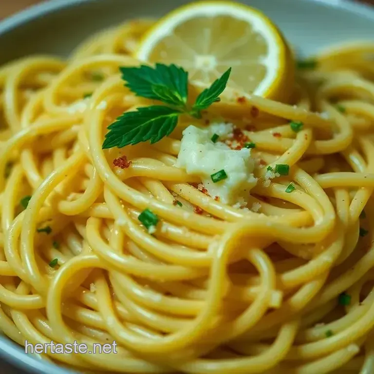 My Favorite Easy Lemon Butter Pasta Recipe for Bright Zesty Flavors