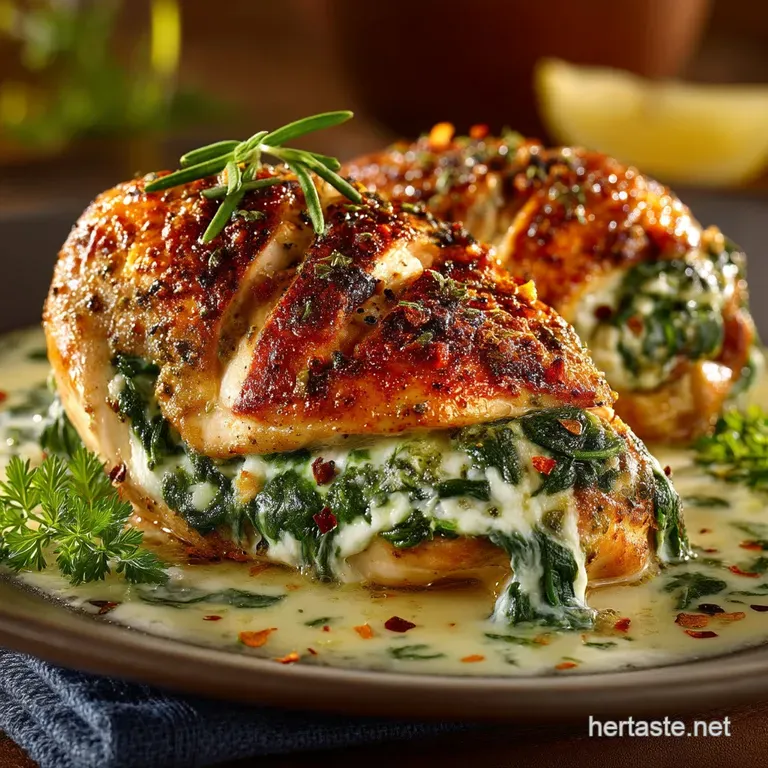 Foolproof Keto Cream Cheese Spinach Stuffed Chicken in 45 Minutes
