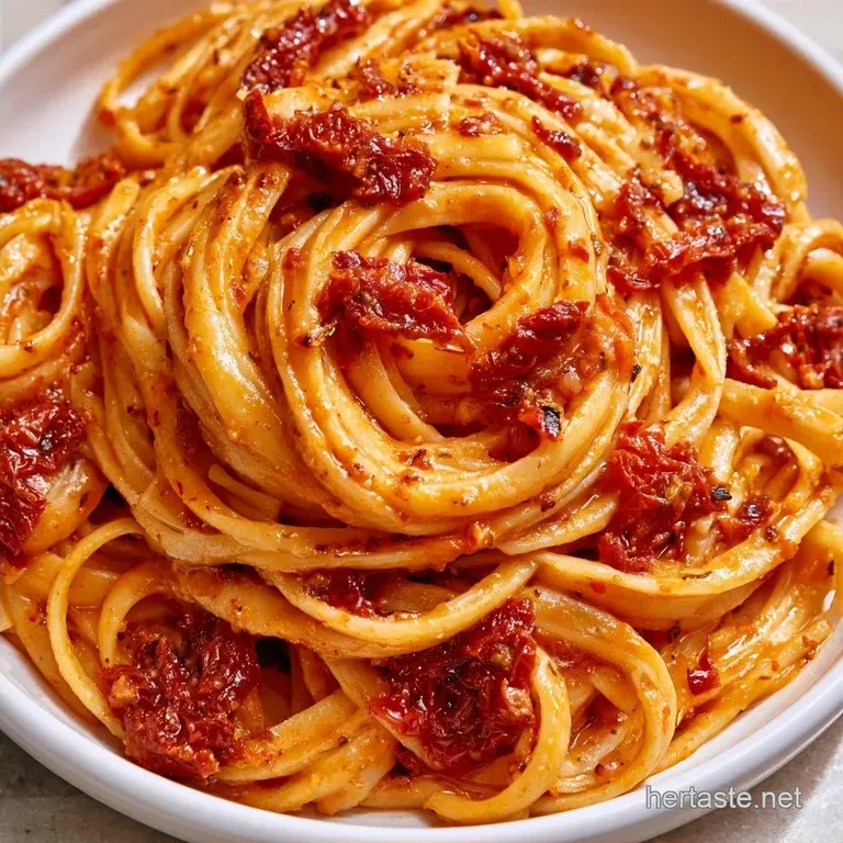 20-Minute Creamy SunDried Tomato Pasta