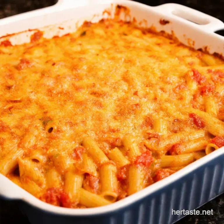 Creamy Tomato Pasta Bake presentation