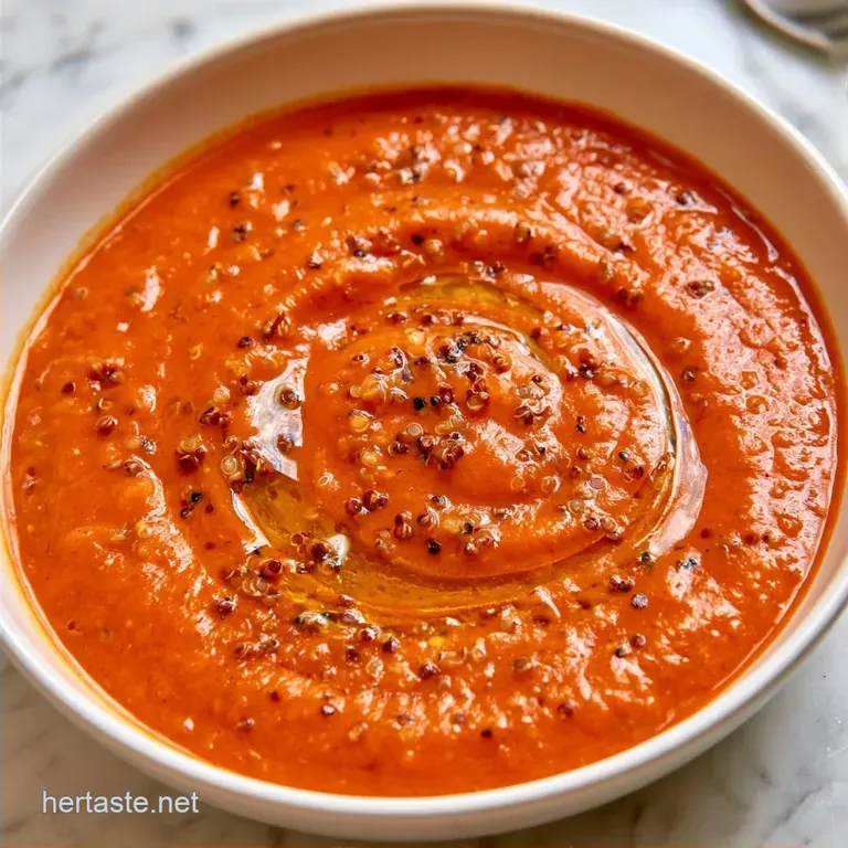 Creamy Garden Tomato and Quinoa Soup with Coconut Milk