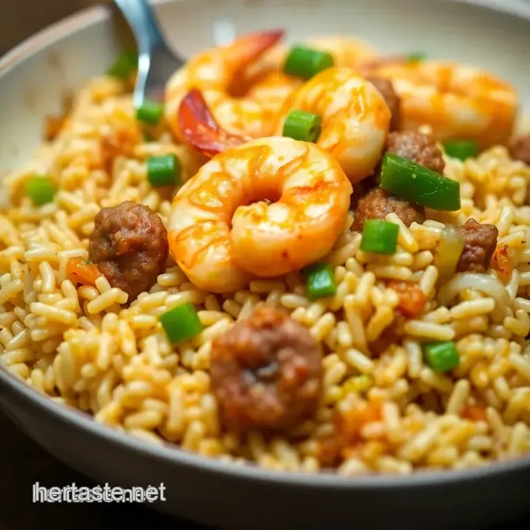 Creole Shrimp and Dirty Rice: a Taste of Louisiana presentation