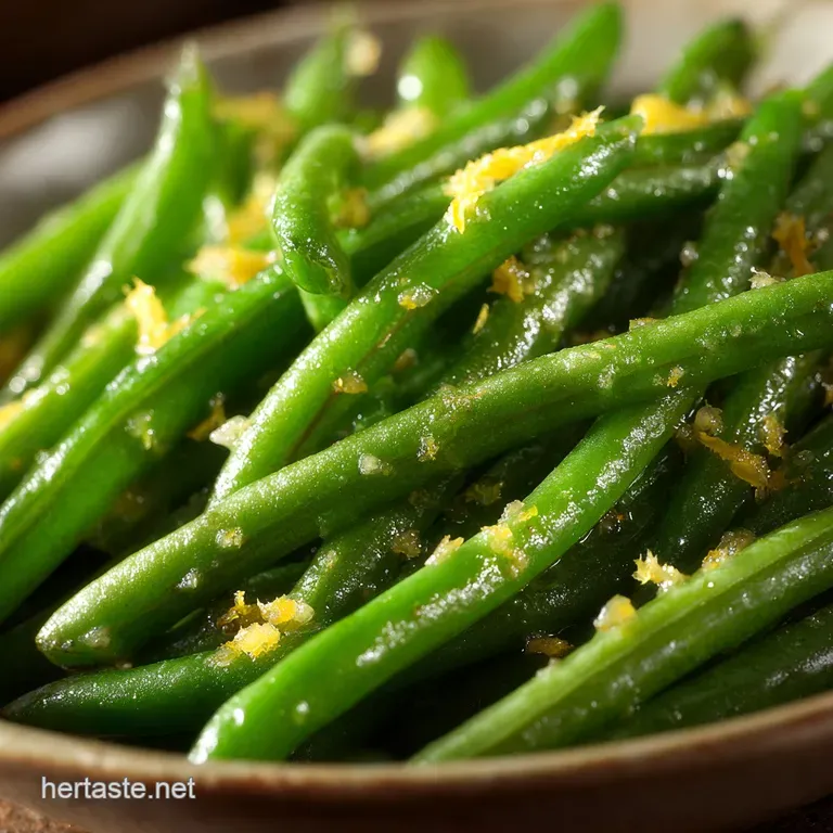 Steamed Green Beans: Perfect Crisp-Tender Finish presentation