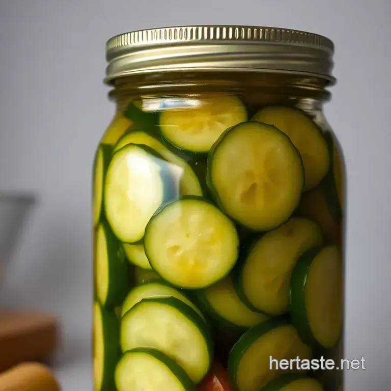 Crisp & Zesty Homemade Refrigerator Pickles presentation