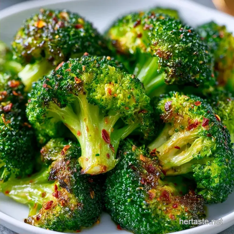 Crispy Air Fried Broccoli