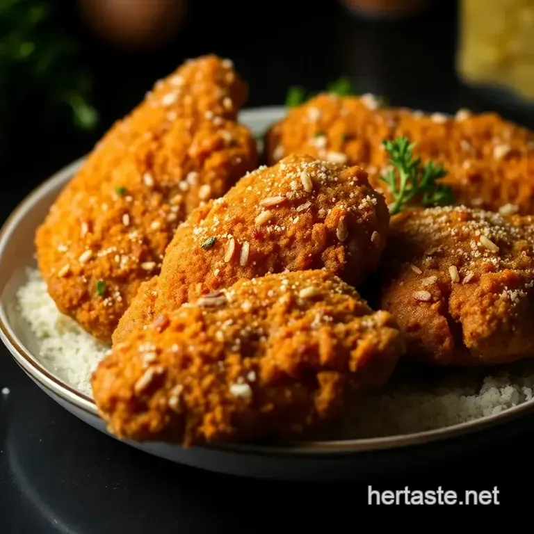 Crispy Almond Flour Fried Chicken: A Low-Carb Delight presentation