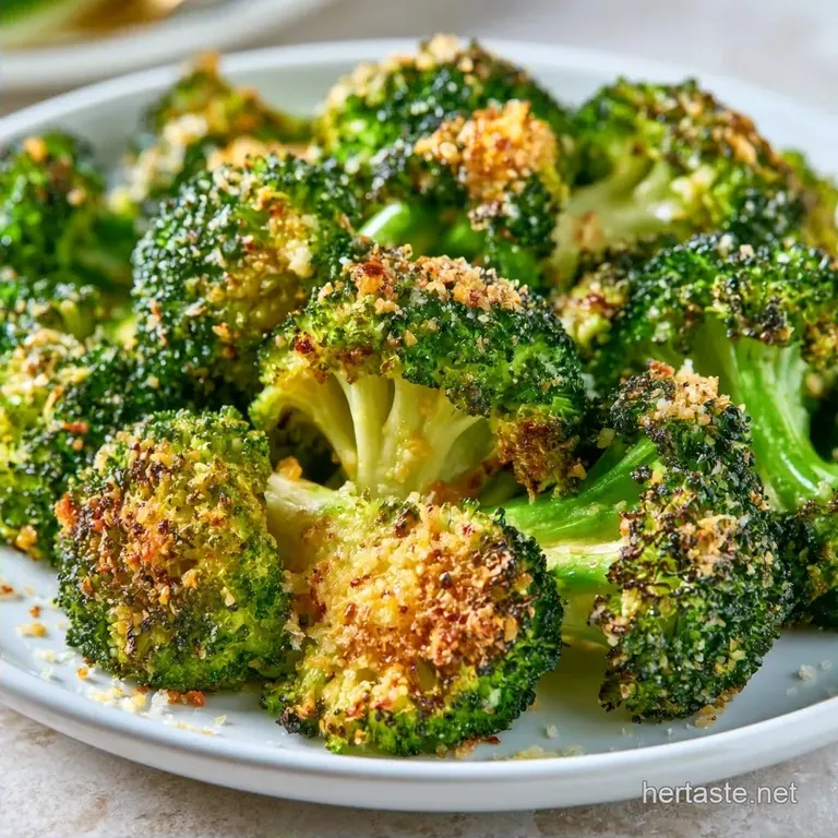 Crispy Frozen Broccoli Bake with Parmesan
