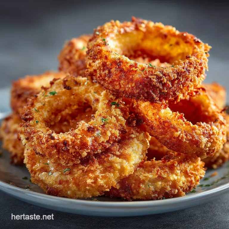 Crispy Golden Rings Keto Air Fryer Onion Rings A LowCarb Chippy Treat
