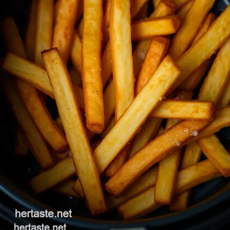 Crispy Ore-Ida Fries in the Air Fryer presentation