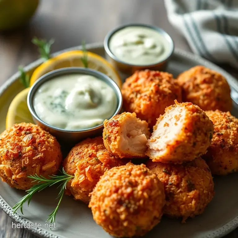 Crispy Salmon Croquettes with Lemon-Dill Aioli