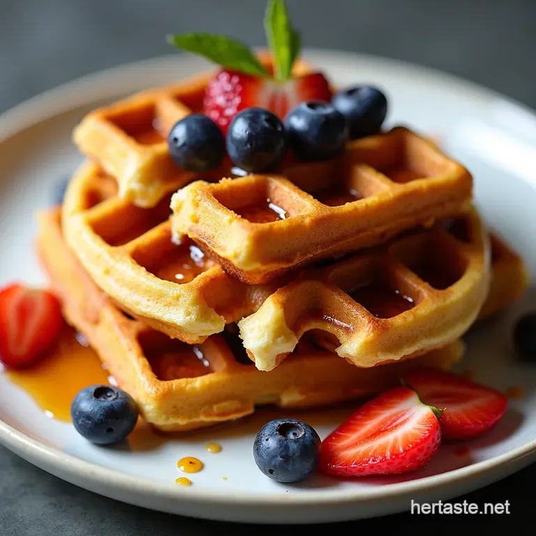 Ube Waffles Recipe Crispy Filipino Sunshine in Every Bite