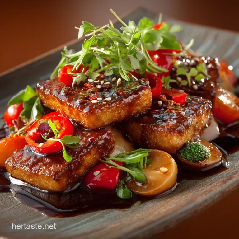 Our Best Vegetarian Stirfry the Crispy Tofu Fakeaway Recipe presentation