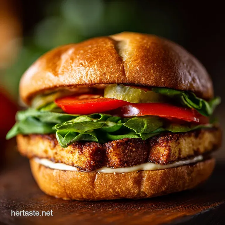 Vegan Chickfila Sandwich the Crispy Picklebrined Tofu Homage presentation