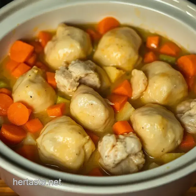 Crock Pot Chicken and Dumplings