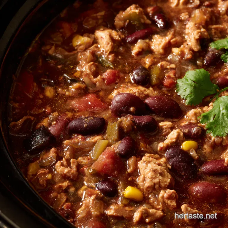 Crockpot Chicken Chili Fiesta Meal Prep Made Easy presentation