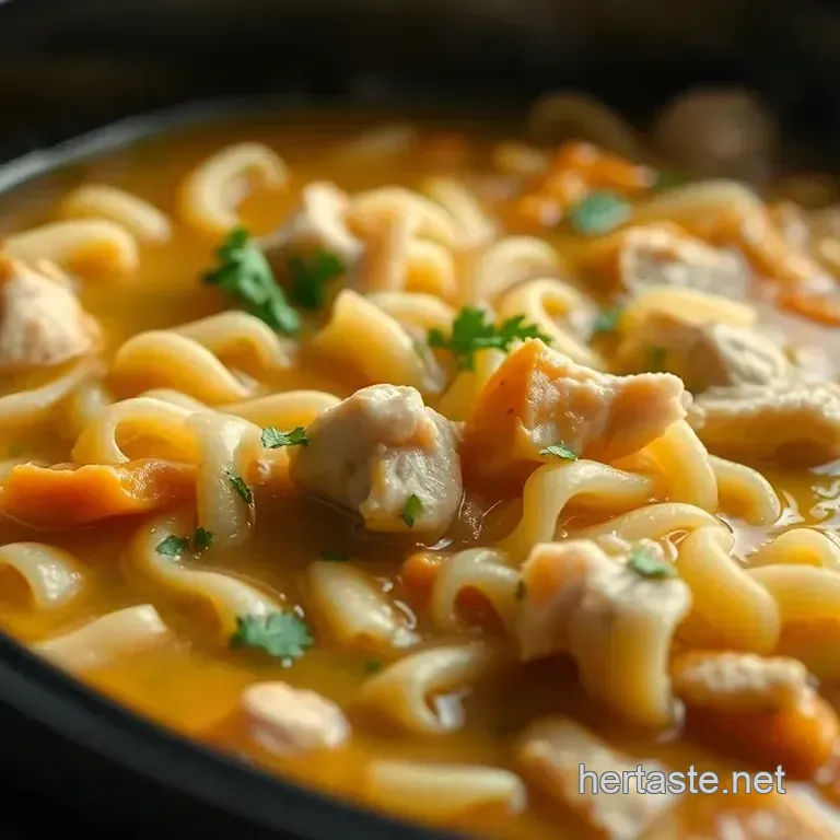 Crockpot Chicken Noodle Soup