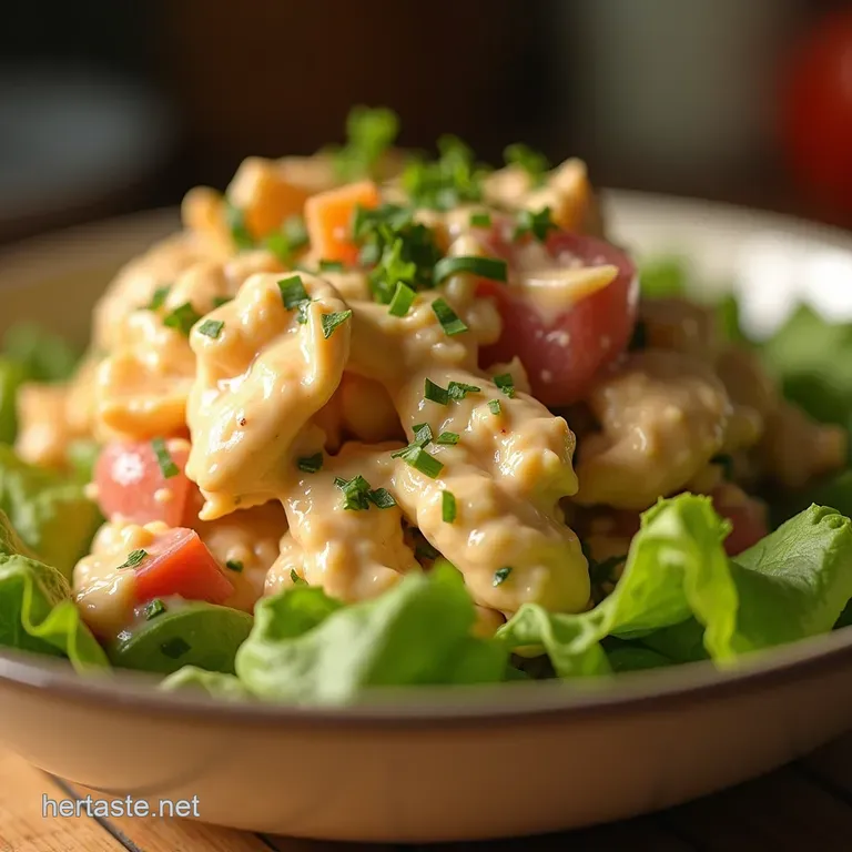 The Budgetfriendly Bonanza Crowdpleasing Creamy Chicken Salad presentation