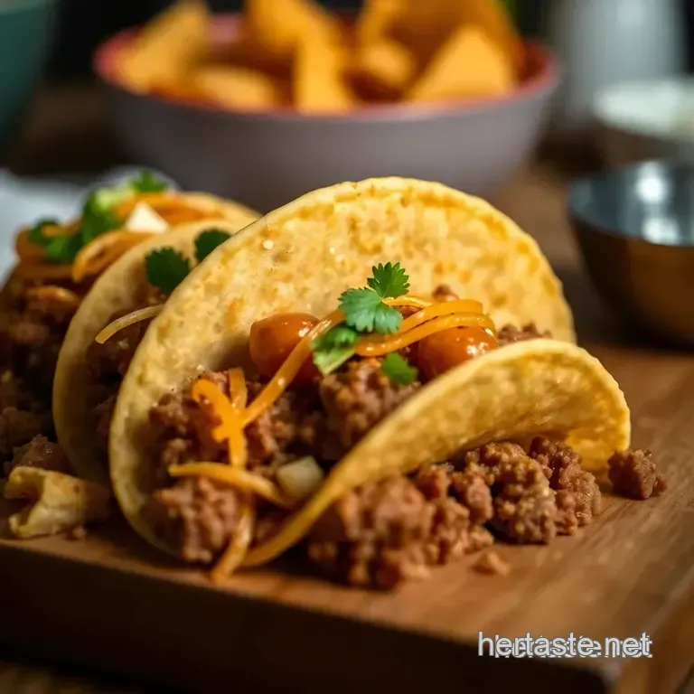 Crunchy Doritos Locos Tacos presentation