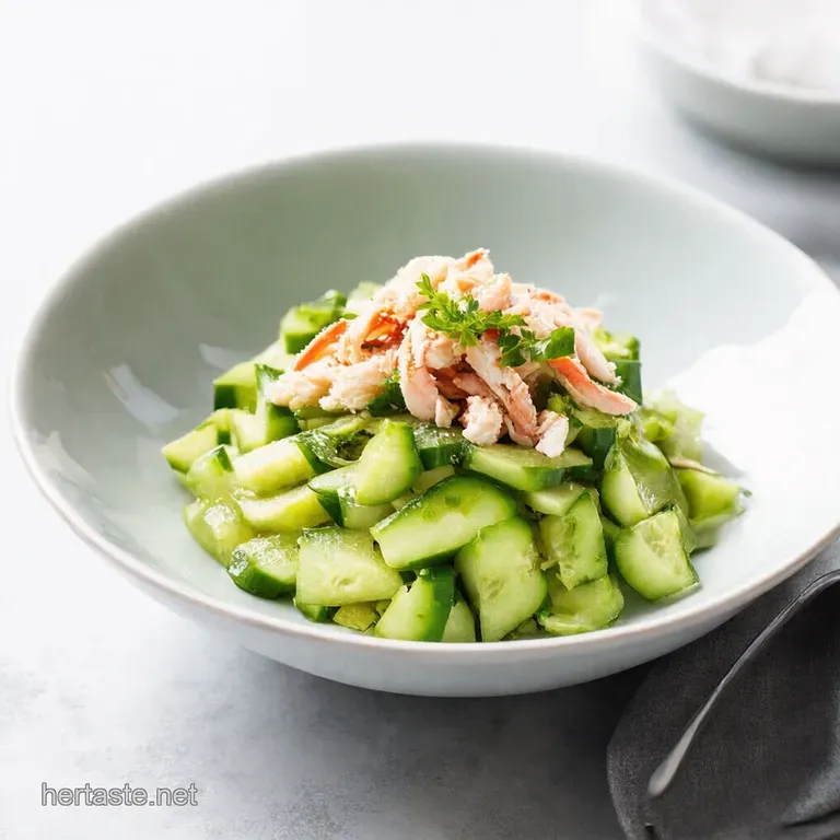 Cucumber Crab Salad A Refreshing Summer Delight