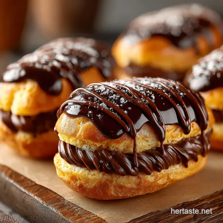 Decadent Classic Chocolate Eclairs