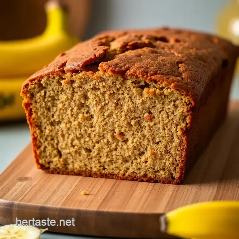 Decadent Gluten-Free Banana Bread: A Moist Delight presentation