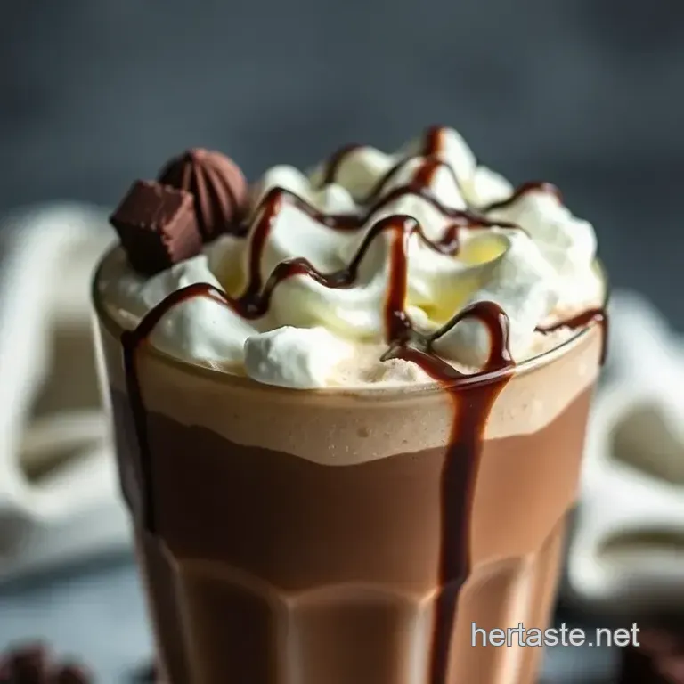 Decadent Mudslide Cocktail: a Chocolate Lover s Dream presentation