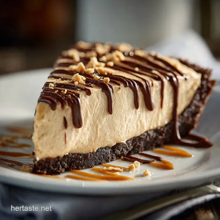 Peanut Butter Pie: the Utterly Decadent Quick No-Bake Dessert presentation