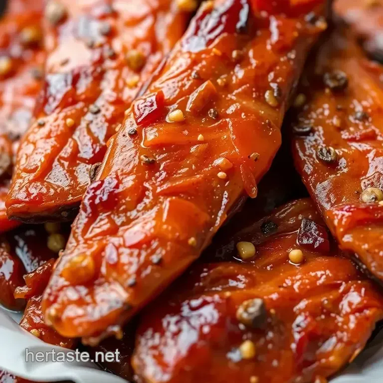 Delightfully Easy Dehydrated Fatty Fish Jerky presentation