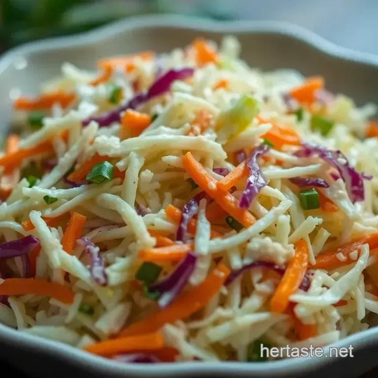 Delicious Creamy Coleslaw: The Perfect Summer Salad