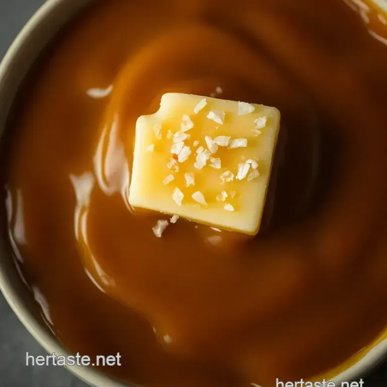 Delicious Homemade Salted Caramels presentation