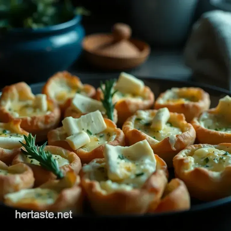 Deliciously Cheesy Brie Bites Wrapped in Flaky Crescent Rolls