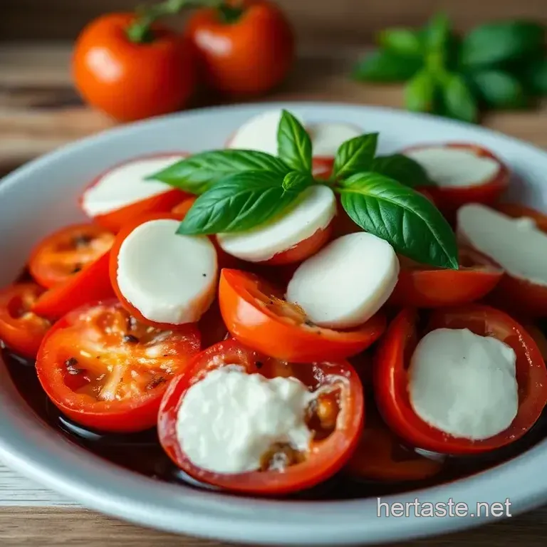 Delightful Mozzarella Caprese Salad