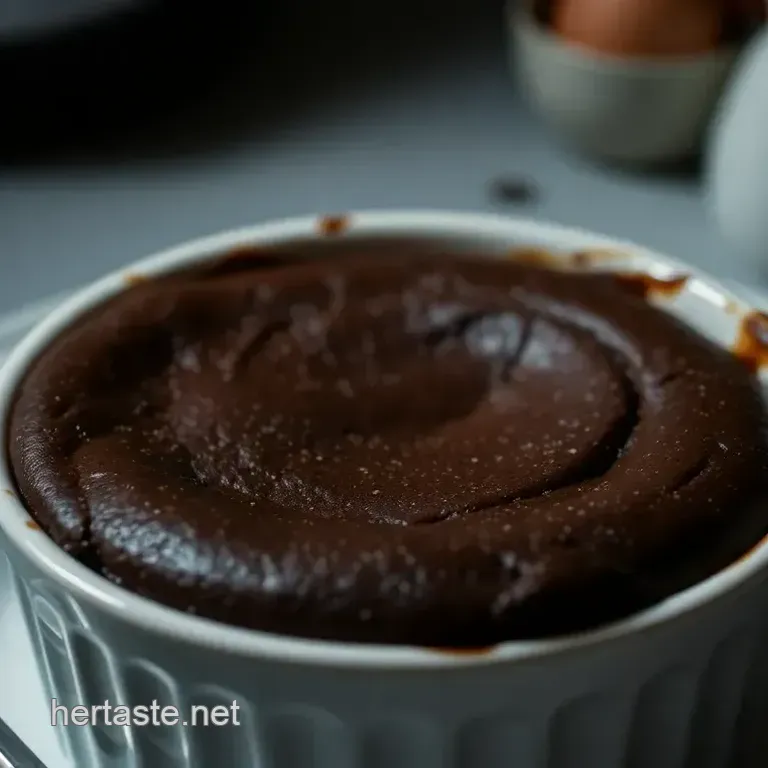 Devilishly Decadent Chocolate Soufflé