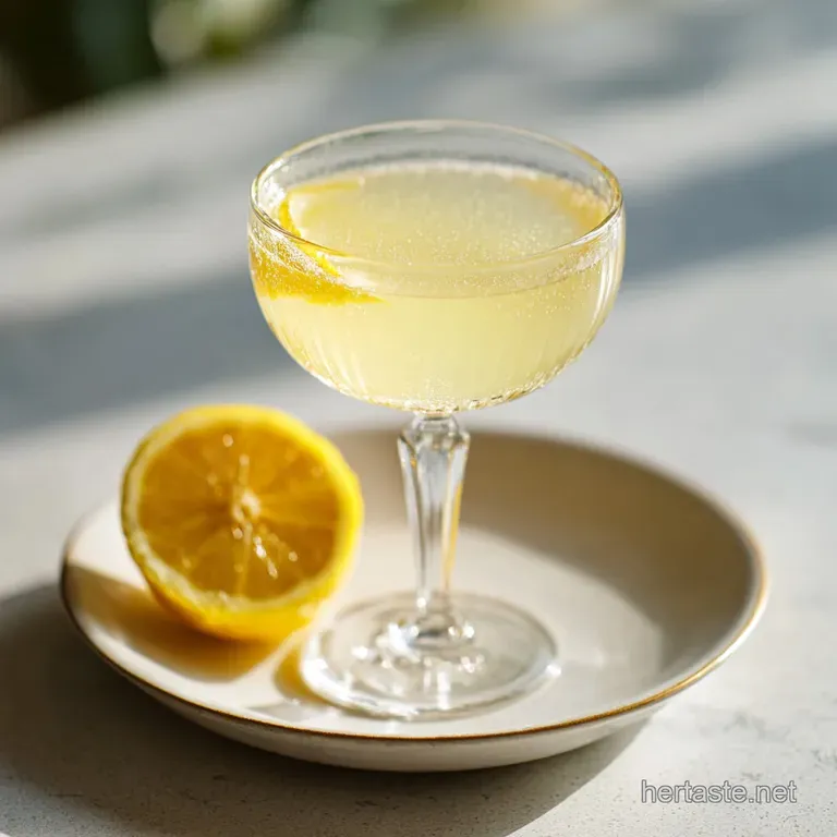 Drinks French 75: Zesty and Bracing