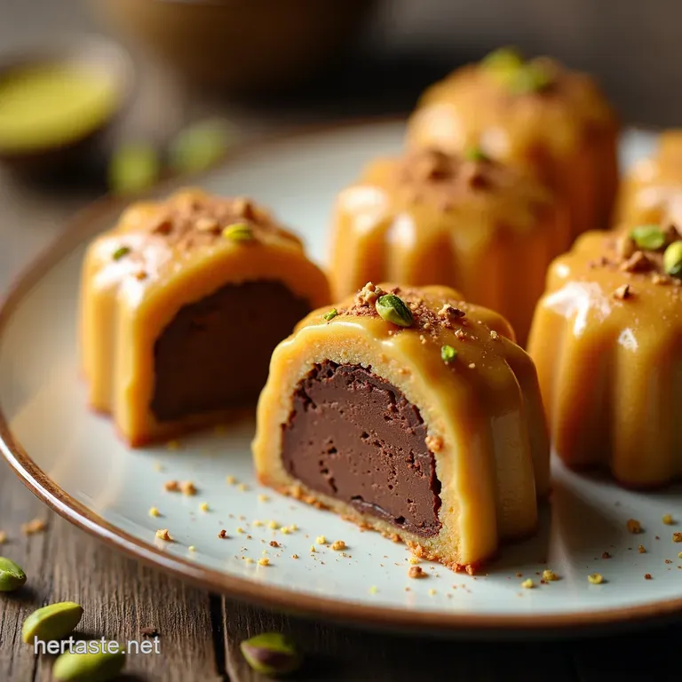 Dubai Dream Mooncakes Recipe A Chocolate Pistachio Delight