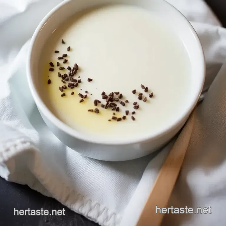 Earl Grey Panna Cotta: The Taste of Tea in Every Bite presentation