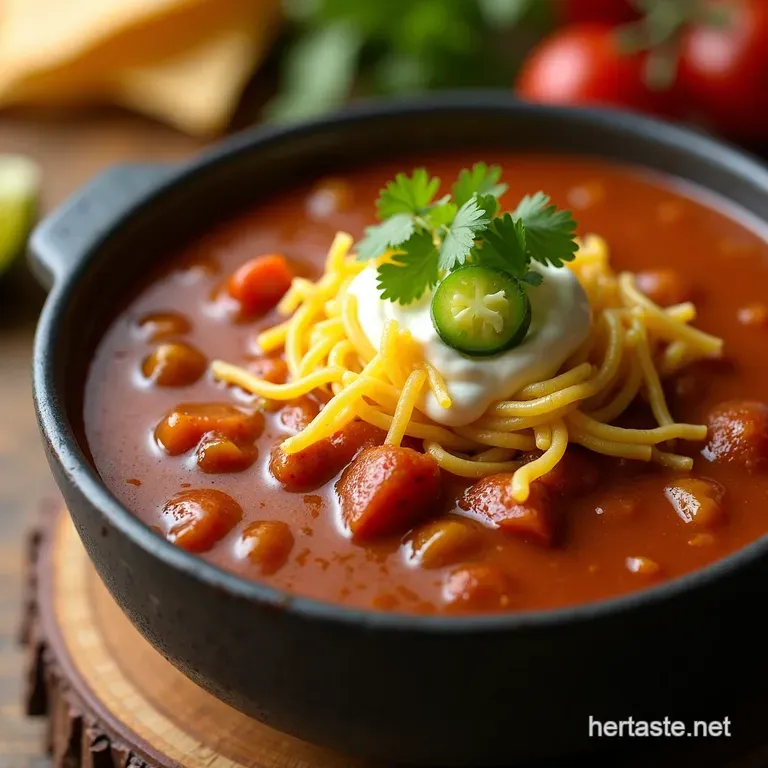 Easiest Ever 15Minute Taco Soup presentation