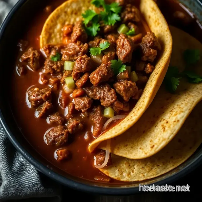 Easy Birria Tacos: A Flavorful Mexican Delight presentation