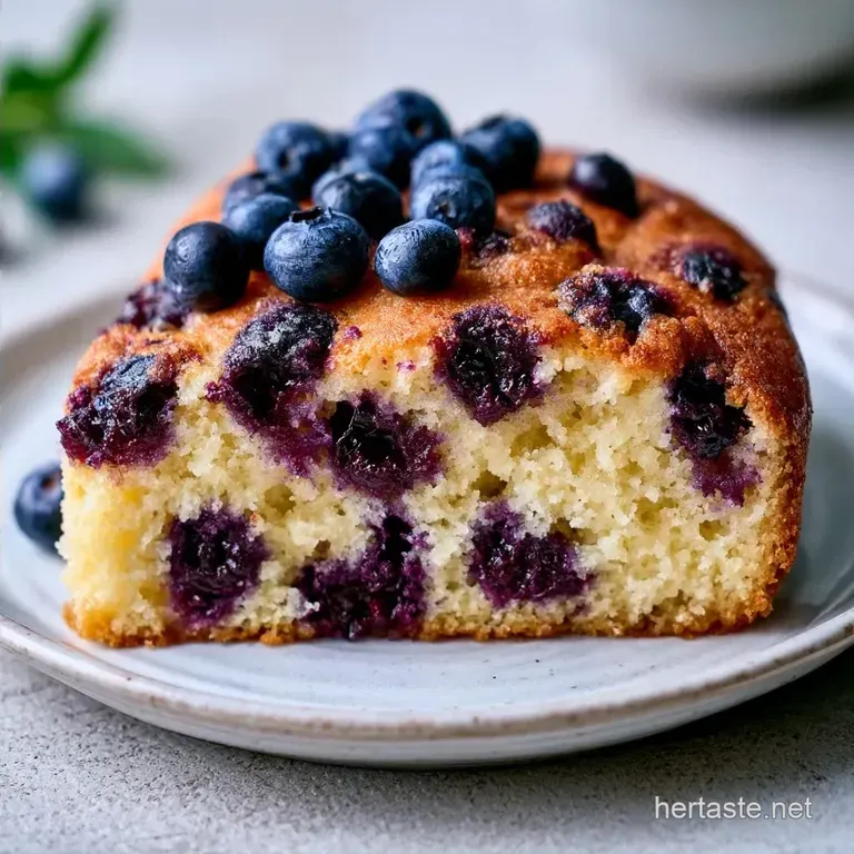 Easy Blueberry Breakfast Cake in 60 Minutes