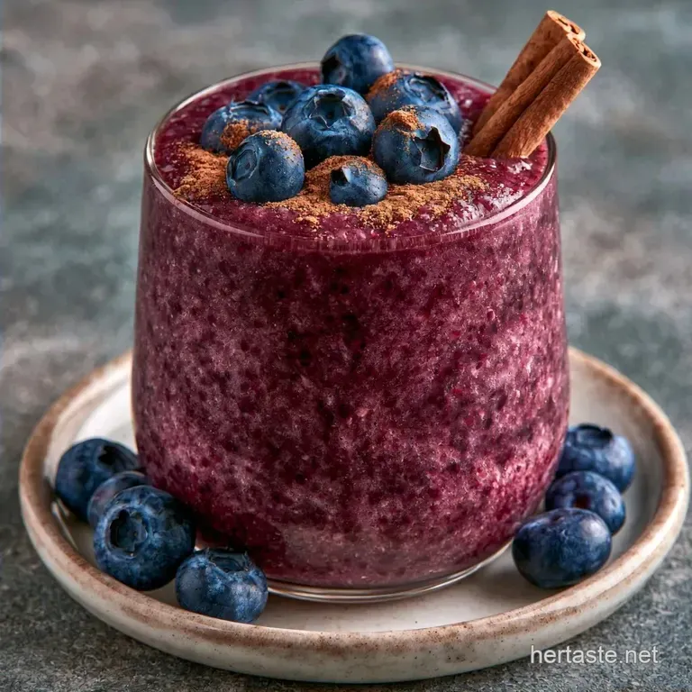 Easy Blueberry Smoothie with Greek Yogurt