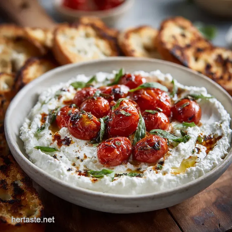 Caprese Dip the Creamy Whipped Appetizer with Balsamic Glaze presentation
